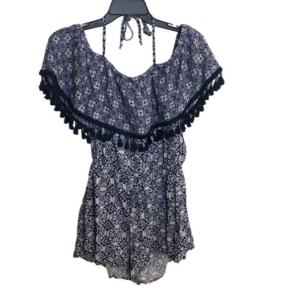 NEW Jack Women's Genesis Ikat Printed Romper - Picture 3 of 5